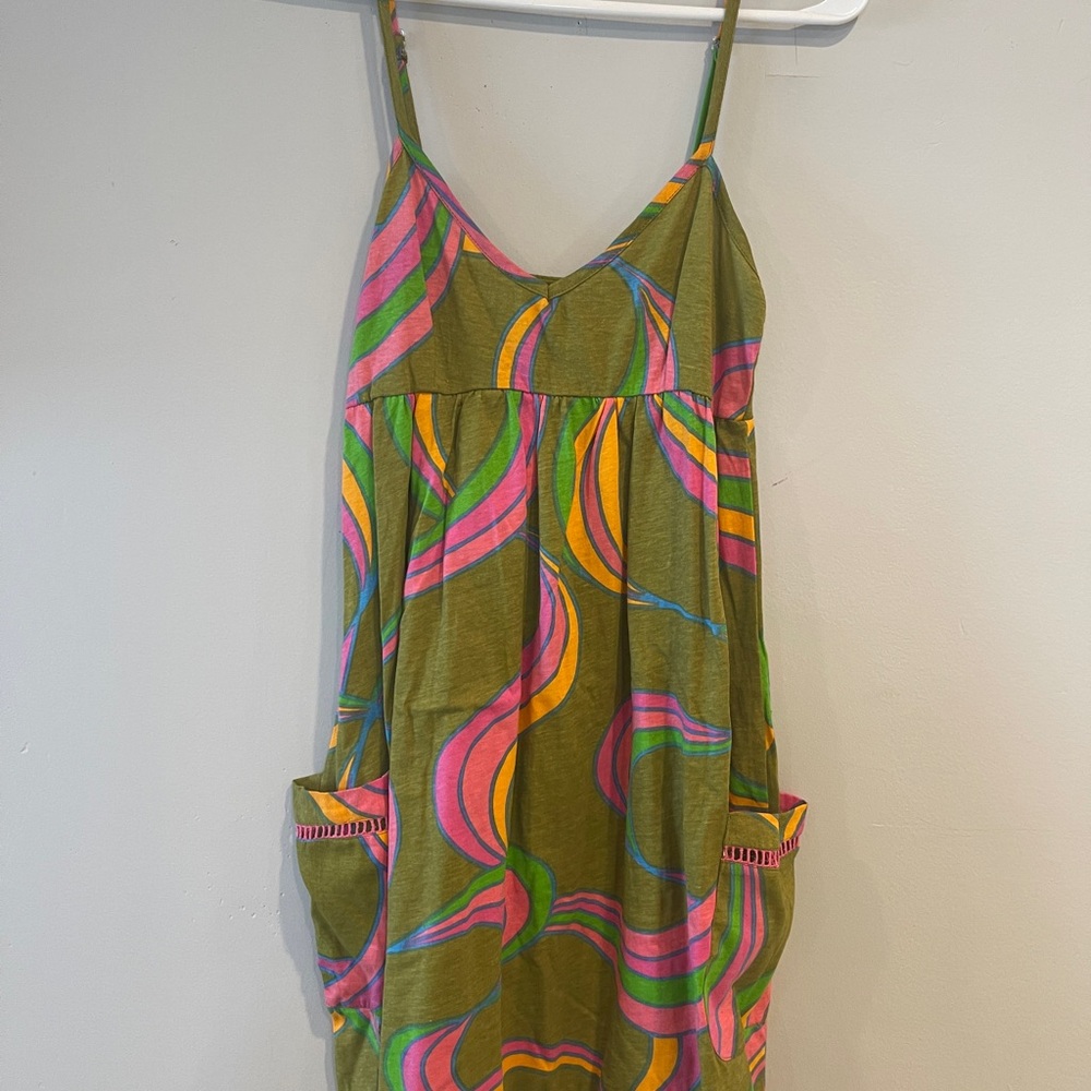 NWT Colorful Strappy Mini Dress Size Small